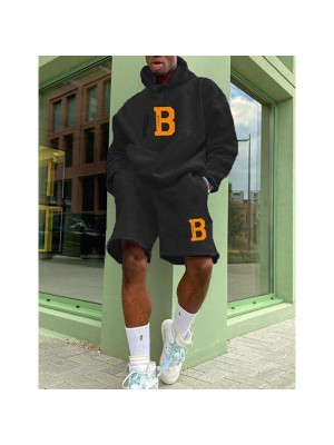 men's trendy hoodie suit    HF0117-03-01